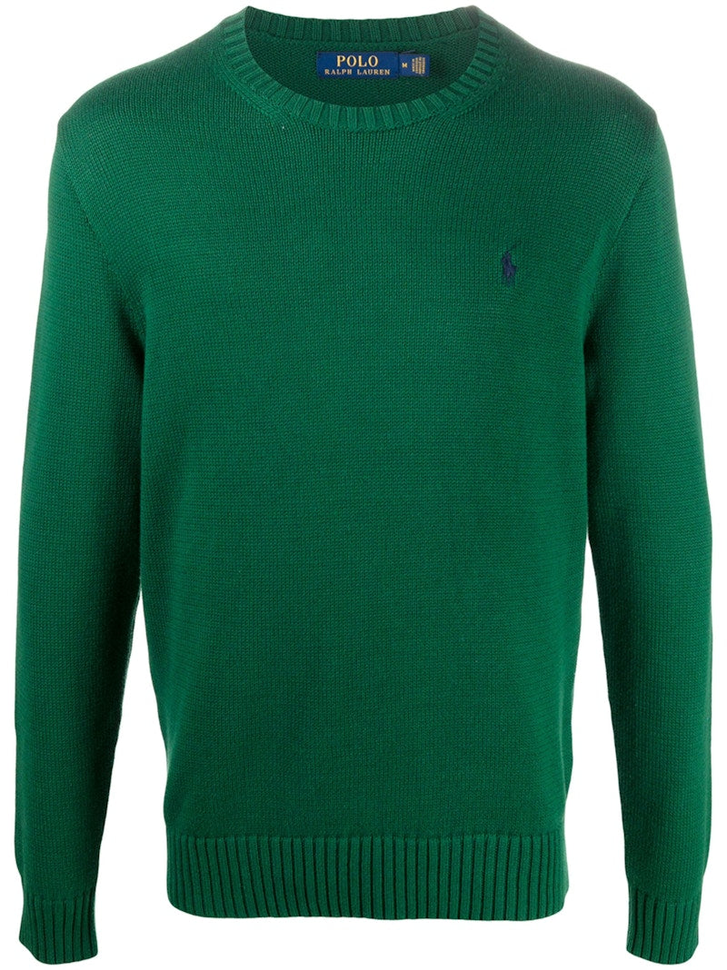Polo Ralph Lauren Cotton Crewneck Sweater Green