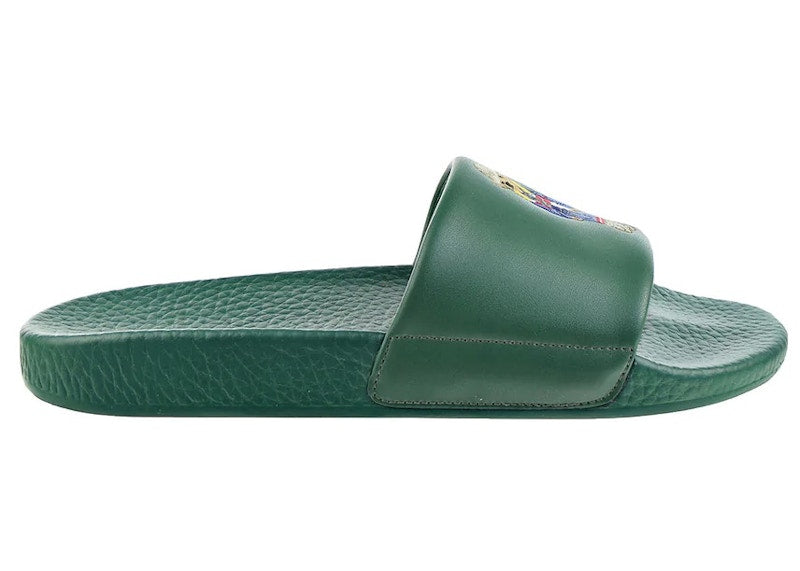 Polo Ralph Lauren Cowboy Polo Bear Slide Forest Green