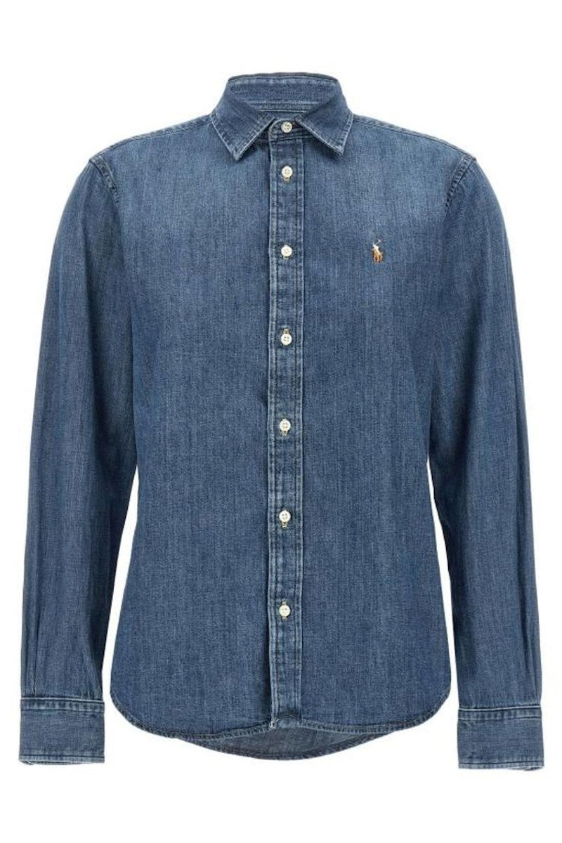 Polo Ralph Lauren Crlte St Long Sleeve Button Front Shirt Merced Wash