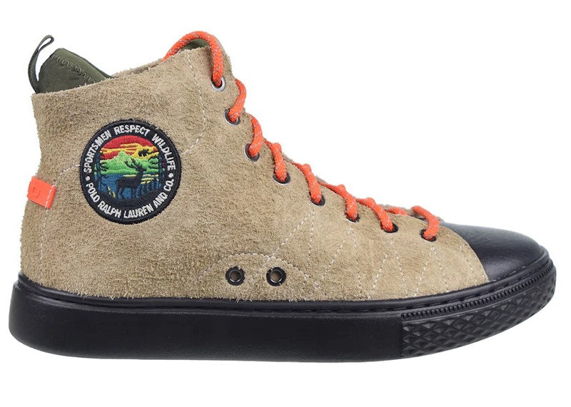 Polo Ralph Lauren Dleaney High-Top Polo Sportsman Khaki