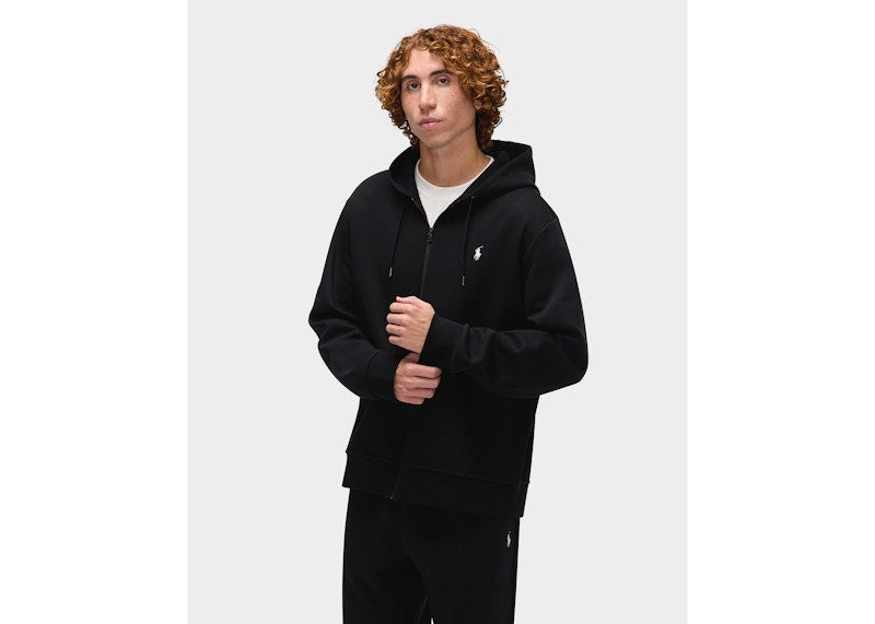 Polo Ralph Lauren Double-Knit Full-Zip Hoodie Polo Black