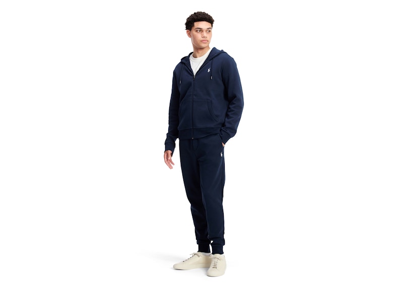Polo Ralph Lauren Double-Knit Full-Zip Hoodie and Double-Knit Jogger Pant Set Aviator Navy