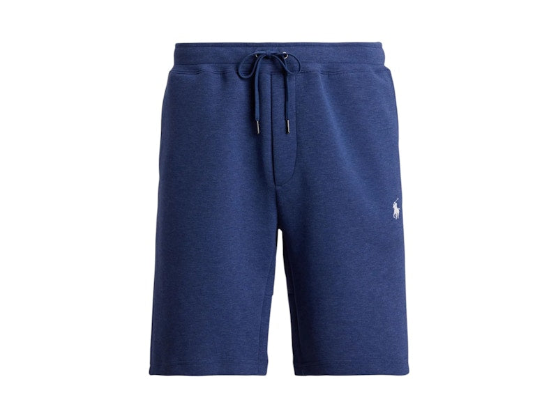 Polo Ralph Lauren Double Knit Tech Athletic Shorts Blue Heather