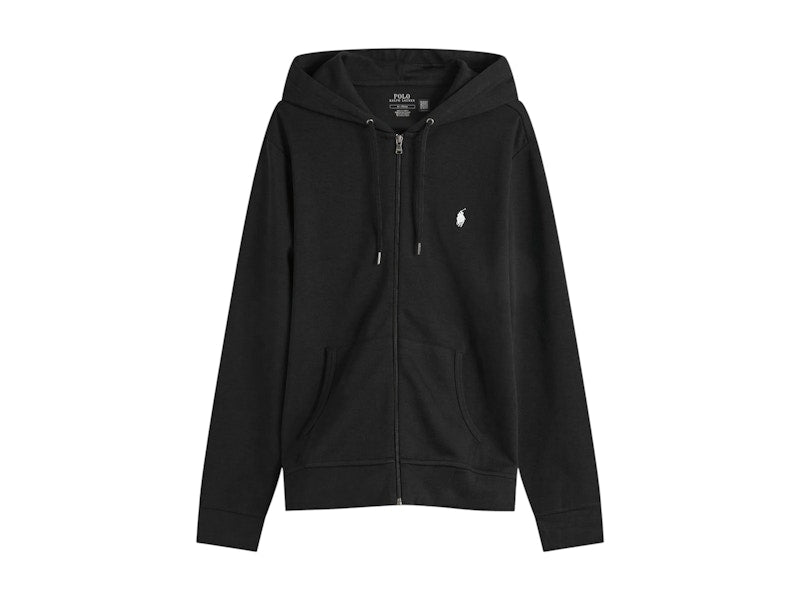 Polo Ralph Lauren Double Knit Tech Zip Hoodie Polo Black