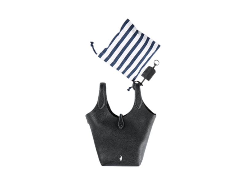 Polo Ralph Lauren Drum Pebble Bag Black
