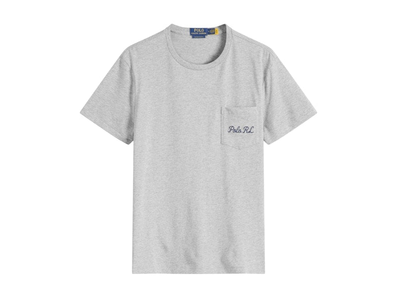 Polo Ralph Lauren Explorer Bear Pocket T-shirt Andover Heather Explorer Bea