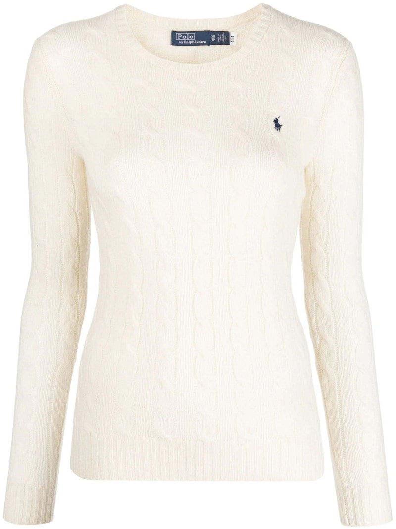 Polo Ralph Lauren Julianna Long Sleeve Pullover Authentic Cream