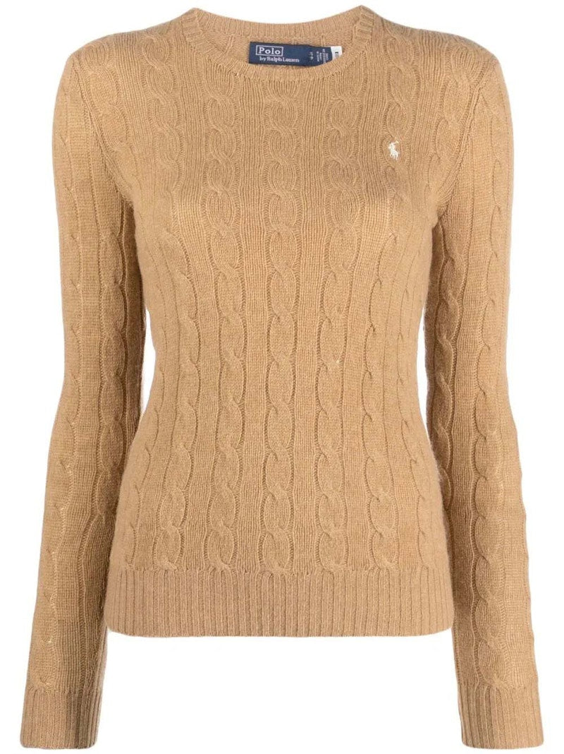 Polo Ralph Lauren Julianna Long Sleeve Pullover Camel Melange