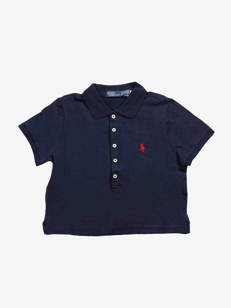 Polo Ralph Lauren Knit Collar Polo Shirt Newport Navy