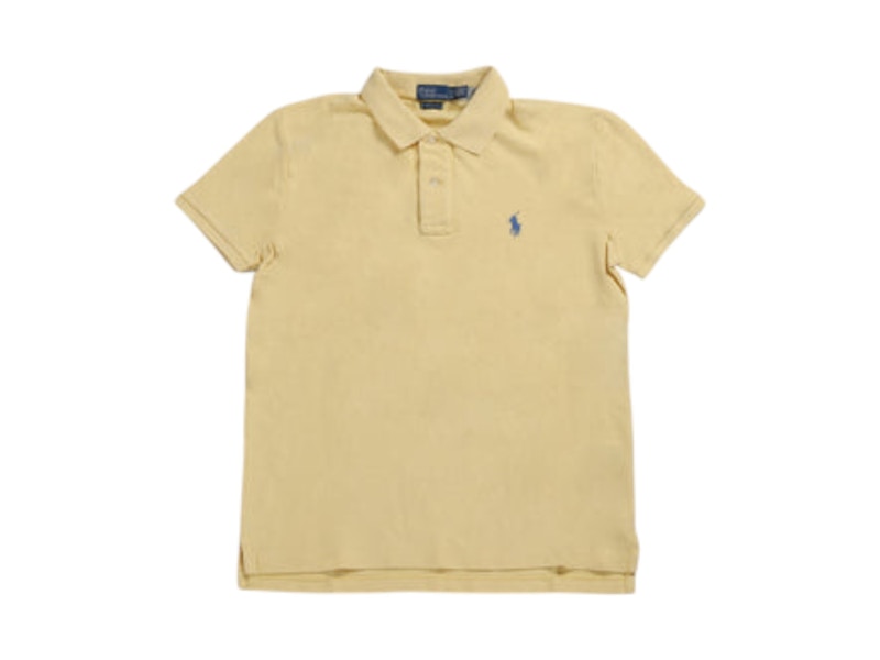 Polo Ralph Lauren Knit Collar Polo Shirt Wicket Yellow