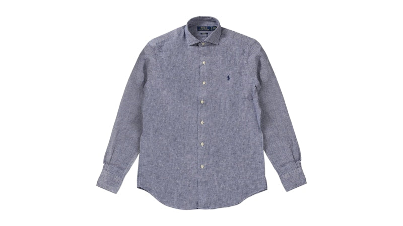 Polo Ralph Lauren Linen Sport Estate Collar L/S Shirt White