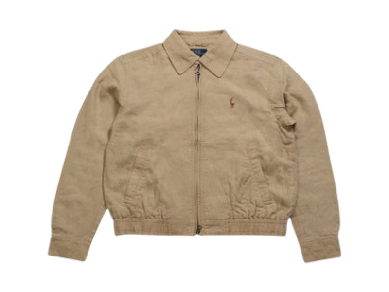 Polo Ralph Lauren Linen Windbreaker Tan