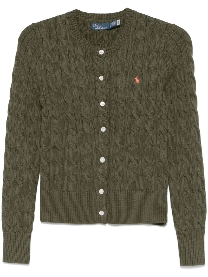 Polo Ralph Lauren Long Sleeve Cardigan Green