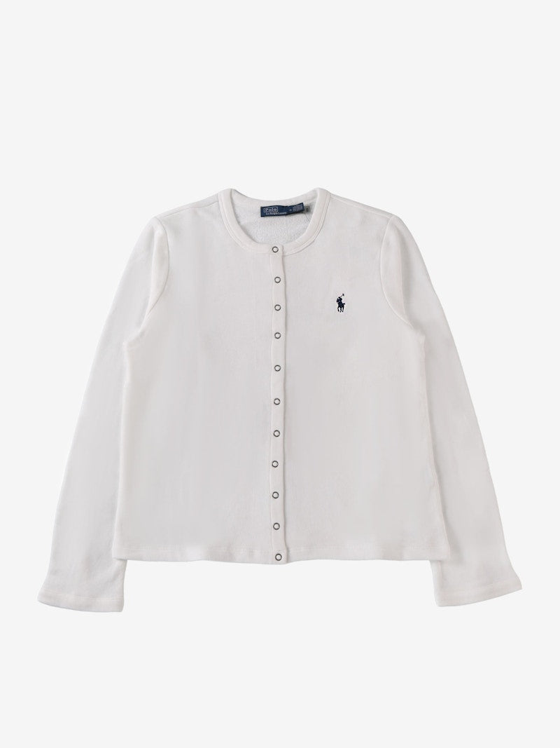 Polo Ralph Lauren Long Sleeve Cardigan White
