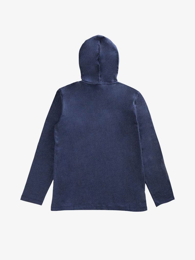 Polo Ralph Lauren Long Sleeve Cotton Hooded T-shirt Spring Navy Heather