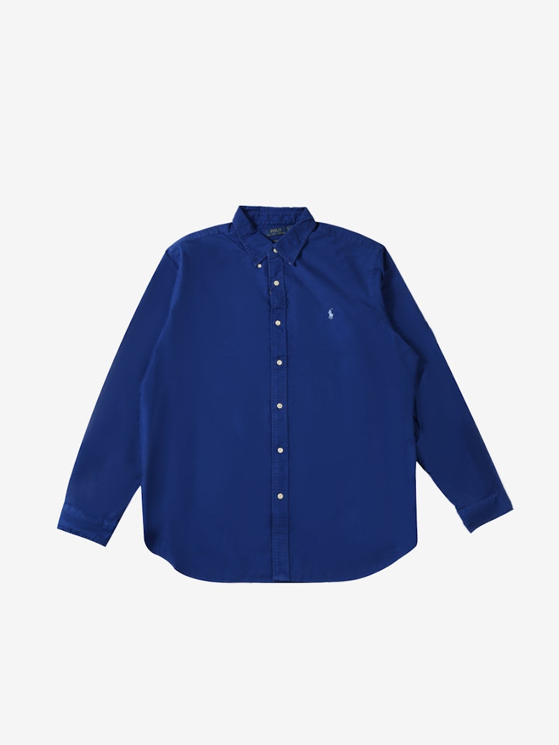 Polo Ralph Lauren Long Sleeve Oxford Sport Shirt Chalet Blue