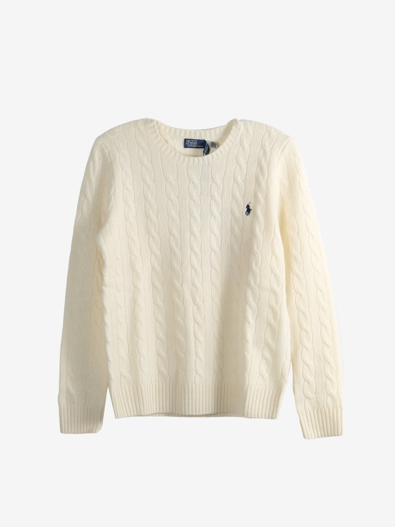 Polo Ralph Lauren Long Sleeve Pullover Authentic Cream