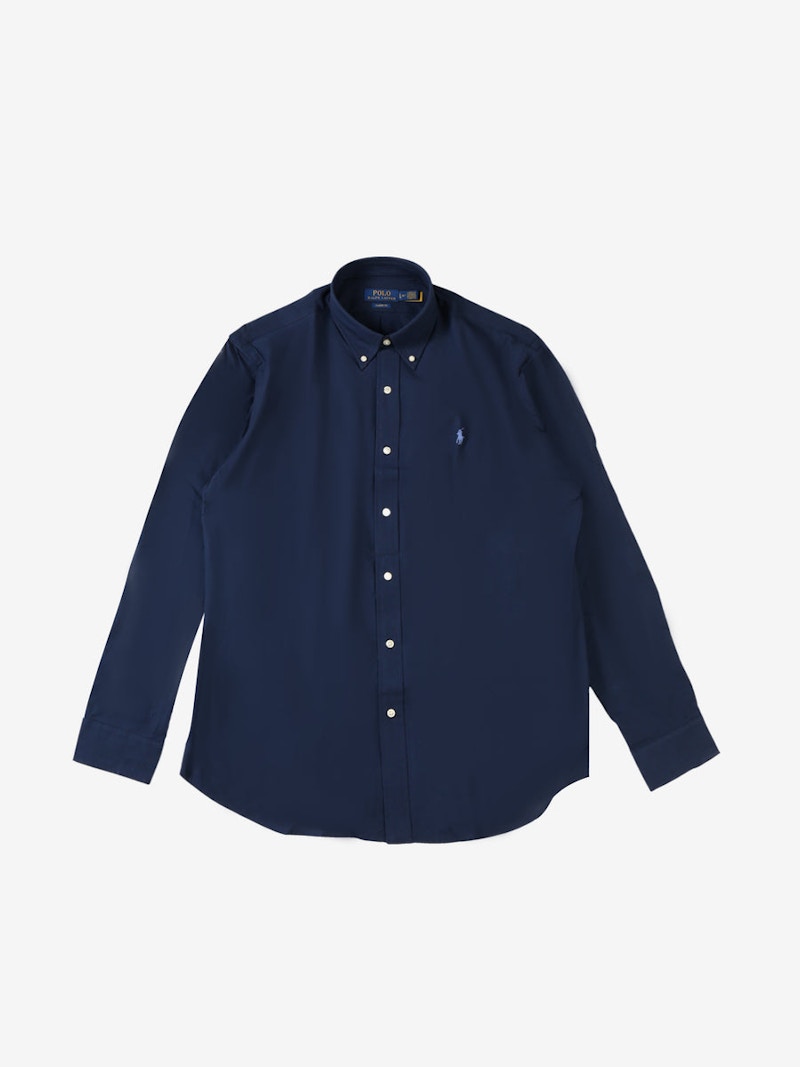 Polo Ralph Lauren Long Sleeve Stretch Poplin Shirt Newport Navy