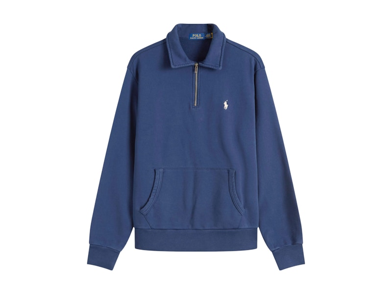 Polo Ralph Lauren Loopback Half Zip Sweatshirt Cruise Navy