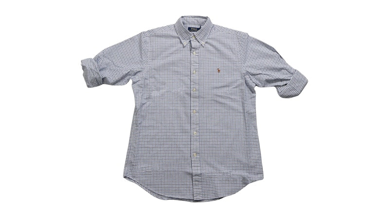 Polo Ralph Lauren Plaid Classic Fit Sport L/S Shirt Blue/White Mult