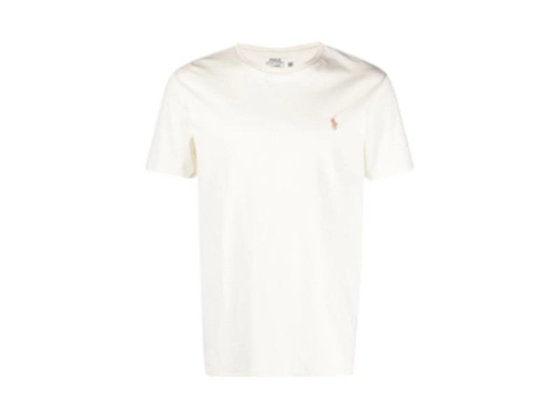 Polo Ralph Lauren Short Sleeve Jersey Knit Crewneck T-shirt 8634 Parchment Cream