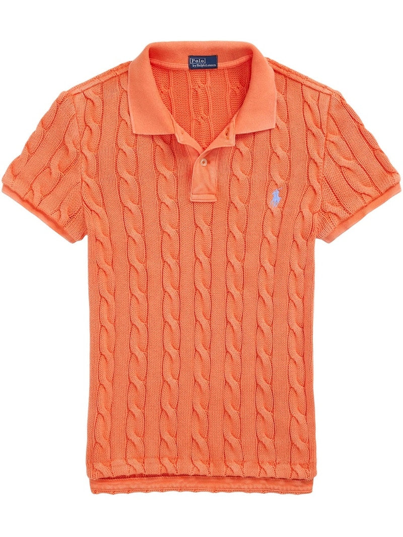 Polo Ralph Lauren Short Sleeve Polo Shirt Kona Orange