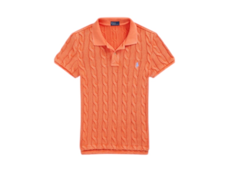 Polo Ralph Lauren Short Sleeve Polo Shirt Kona Orange