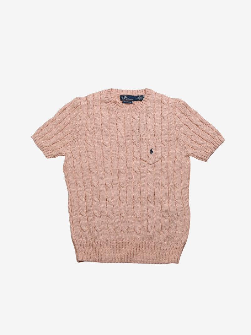 Polo Ralph Lauren Short Sleeve Pullover Pale Pink