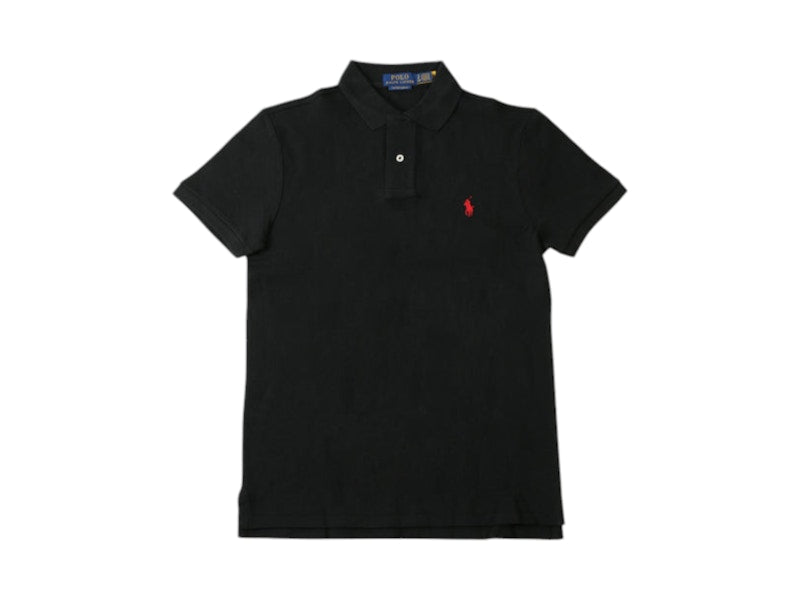 Polo Ralph Lauren Short-Sleeve Slim Fit Mesh Polo Polo Black
