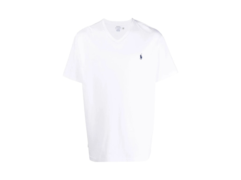 Polo Ralph Lauren Short Sleeve V-Neck Classic Fit T-shirt White