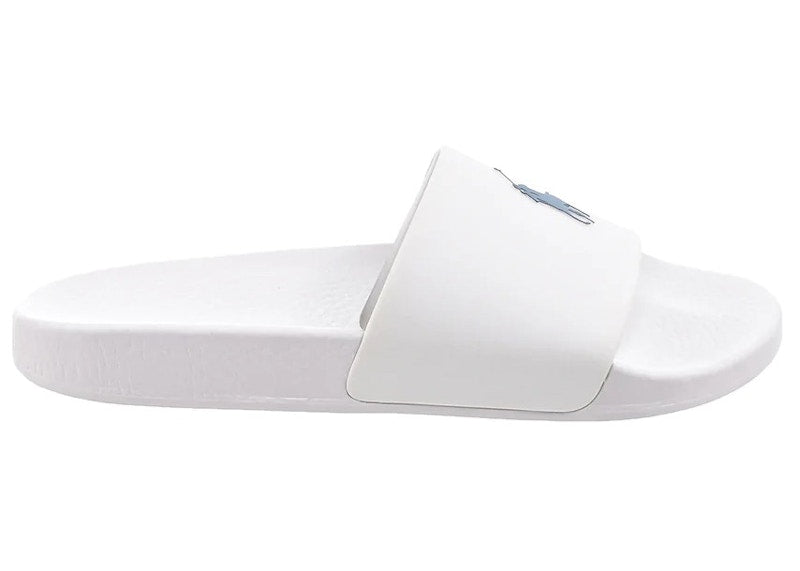 Polo Ralph Lauren Signature Pony Slide White