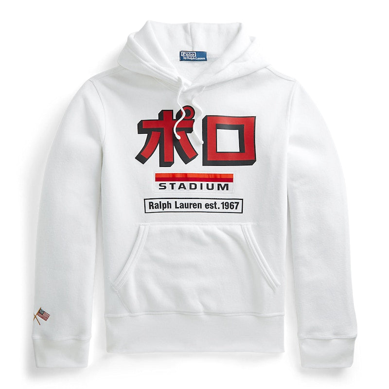 Polo Ralph Lauren Tokyo Stadium Hoodie White