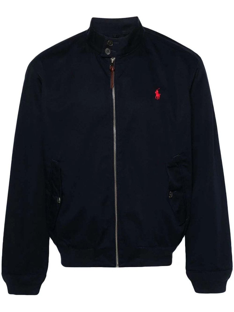Polo Ralph Lauren Twill Lined Windbreaker Jacket Navy