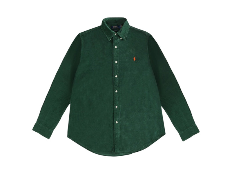Polo Ralph Lauren Wale Corduroy Shirt Green