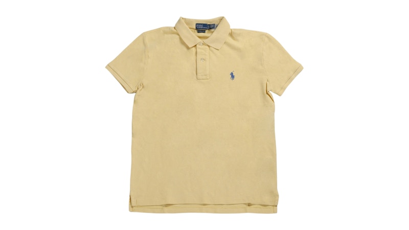 Polo Ralph Lauren Women's Knit Collar Polo Shirt Wicket Yellow