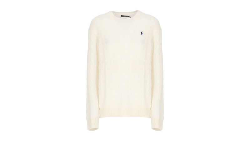Polo Ralph Lauren Women's L/S Crew Neck Pullover Authentic Cream