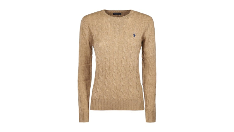 Polo Ralph Lauren Women's L/S Pullover Collection Camel Melange