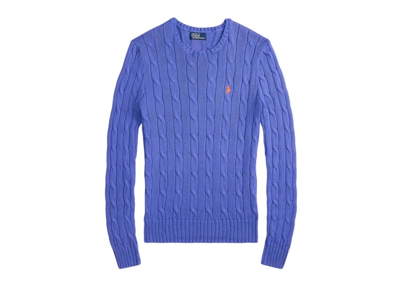 Polo Ralph Lauren Women's Pima Cotton Julianna L/S Pullover Maidstone Blue