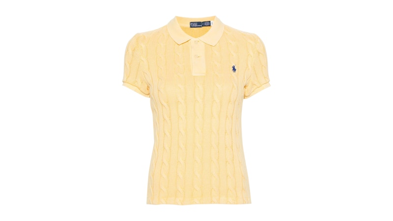 Polo Ralph Lauren Women's Short Sleeve Fall Yellow