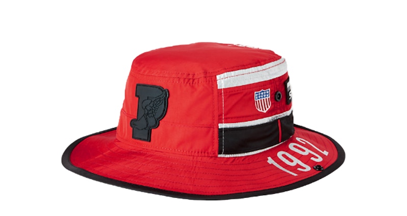 Polo Ralph Lauren Stadium Boonie Hat Injection Red/Silver
