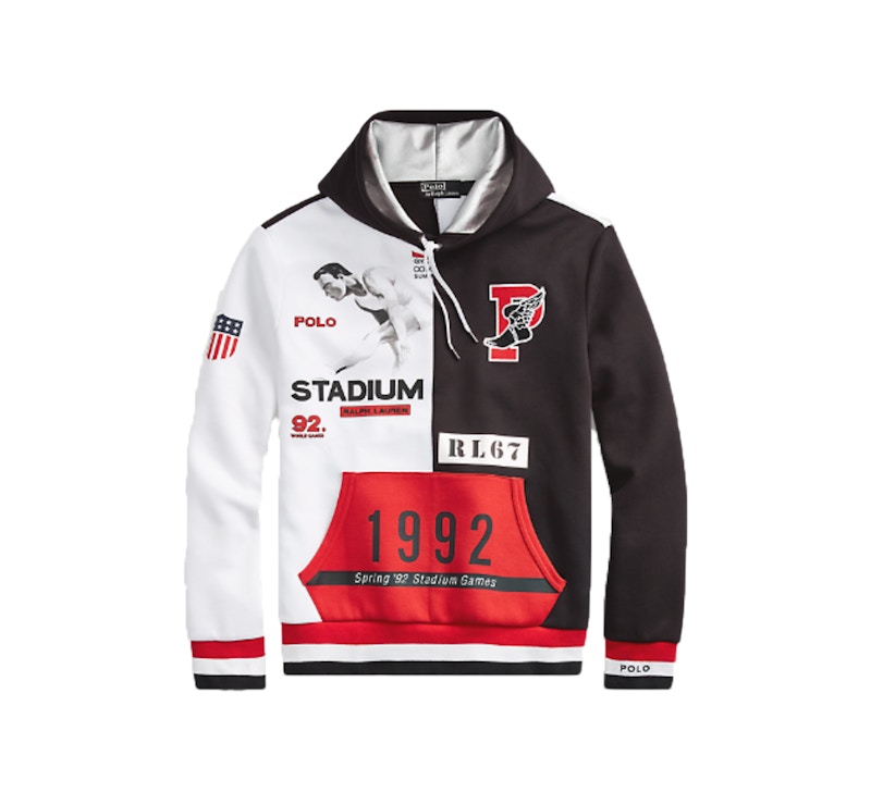 Polo Ralph Lauren Winter Stadium Hoodie Polo Black Multi
