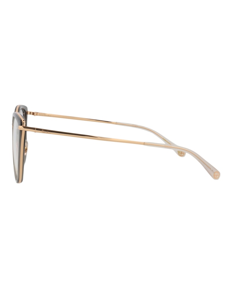 Pomellato Cat Eye-Frame Acetate Optical Frames Grey Gold Transparent (PM0083O-30008665-004)