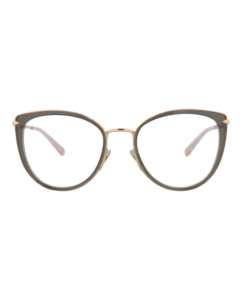 Pomellato Cat Eye-Frame Acetate Optical Frames Grey Gold Transparent (PM0083O-30008665-004)