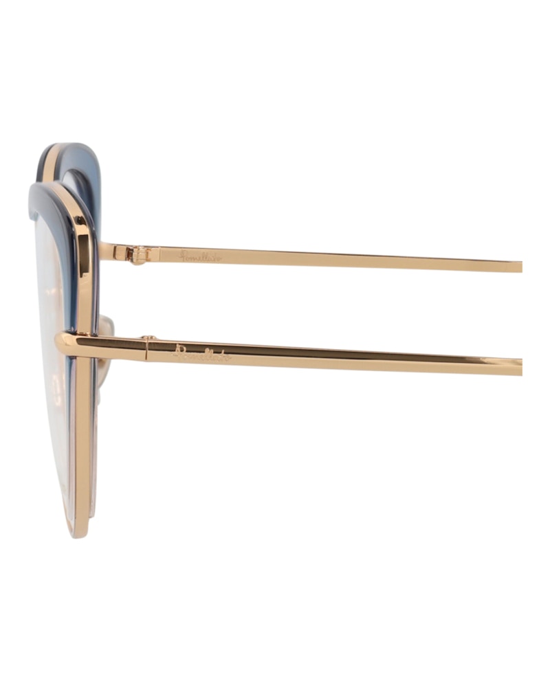Pomellato Cat Eye-Frame Metal Optical Frames Gold Gold Transparent (PM0125O-30014246-002)