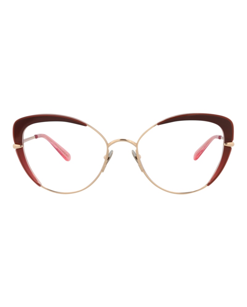 Pomellato Cat Eye-Frame Metal Optical Frames Gold Gold Transparent (PM0125O-30014246-004)