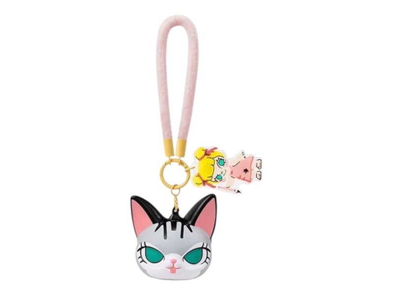 Pop Mart Baby Molly & Baby Tabby Series Furry Brush Pinch Pendant