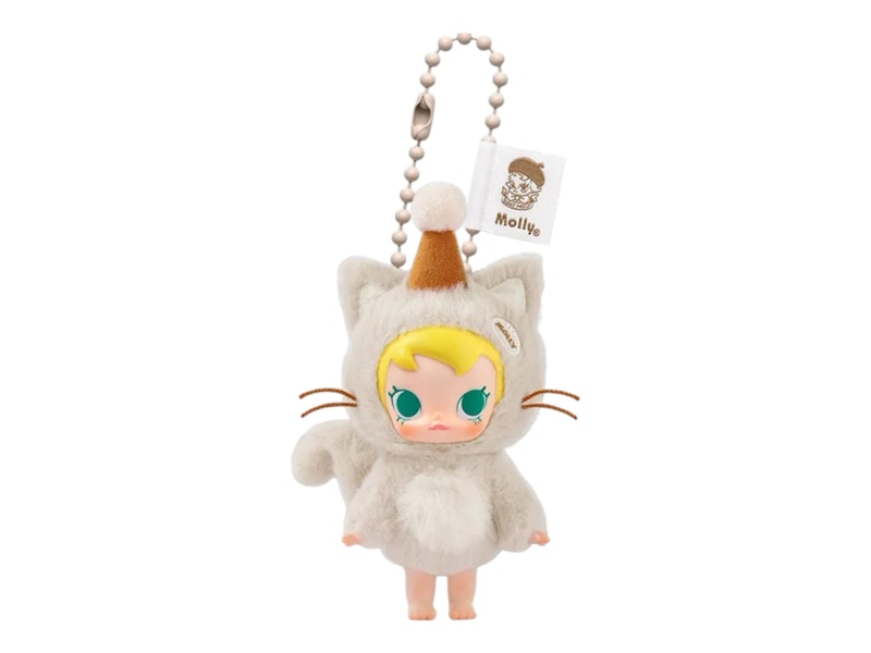 Pop Mart Baby Molly Pocket Friends Series It's Snack Time Vinyl Plush Pendant