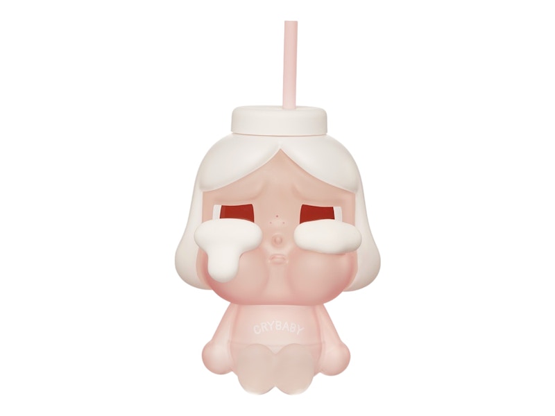 Pop Mart CRYBABY Crying Again Series (I'll Give You All My Love) Plush Straw Cup
