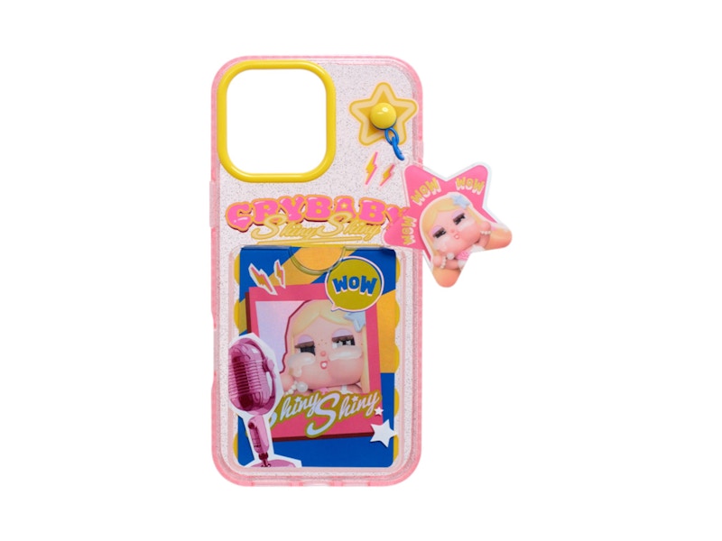 Pop Mart CRYBABY SHINY SHINY Series Phone Case iPhone 15 Pro Max