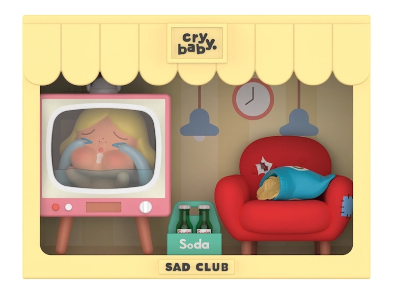 Pop Mart CRYBABY Sad Club Series Scene Sets A Sad Show (Secret Edition) Figure Set